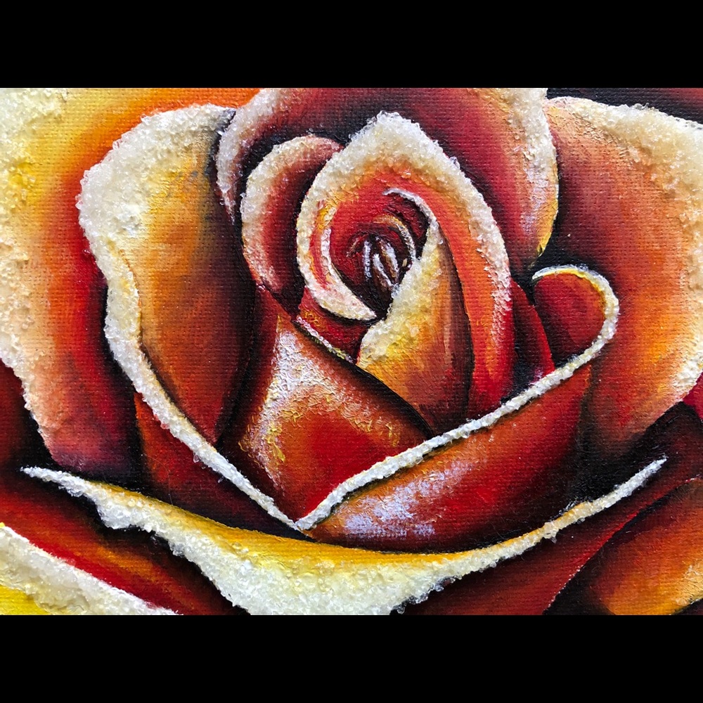 Feeling A Little Rosy- 8x10 canvas